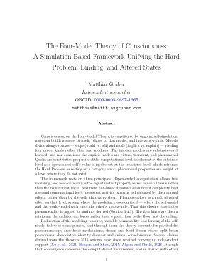 First page of the Four-Model Theory paper